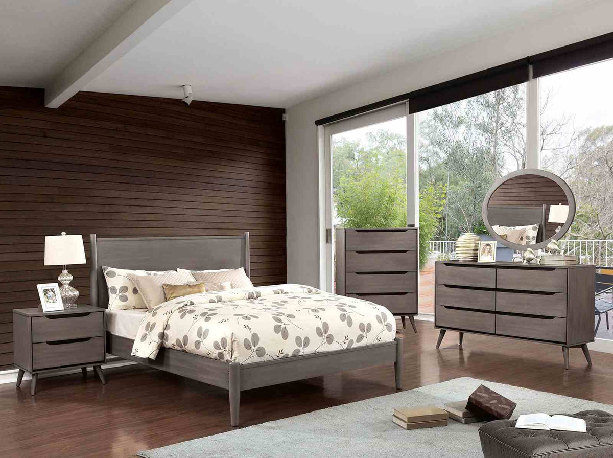 Lennart Gray Queen Bed
