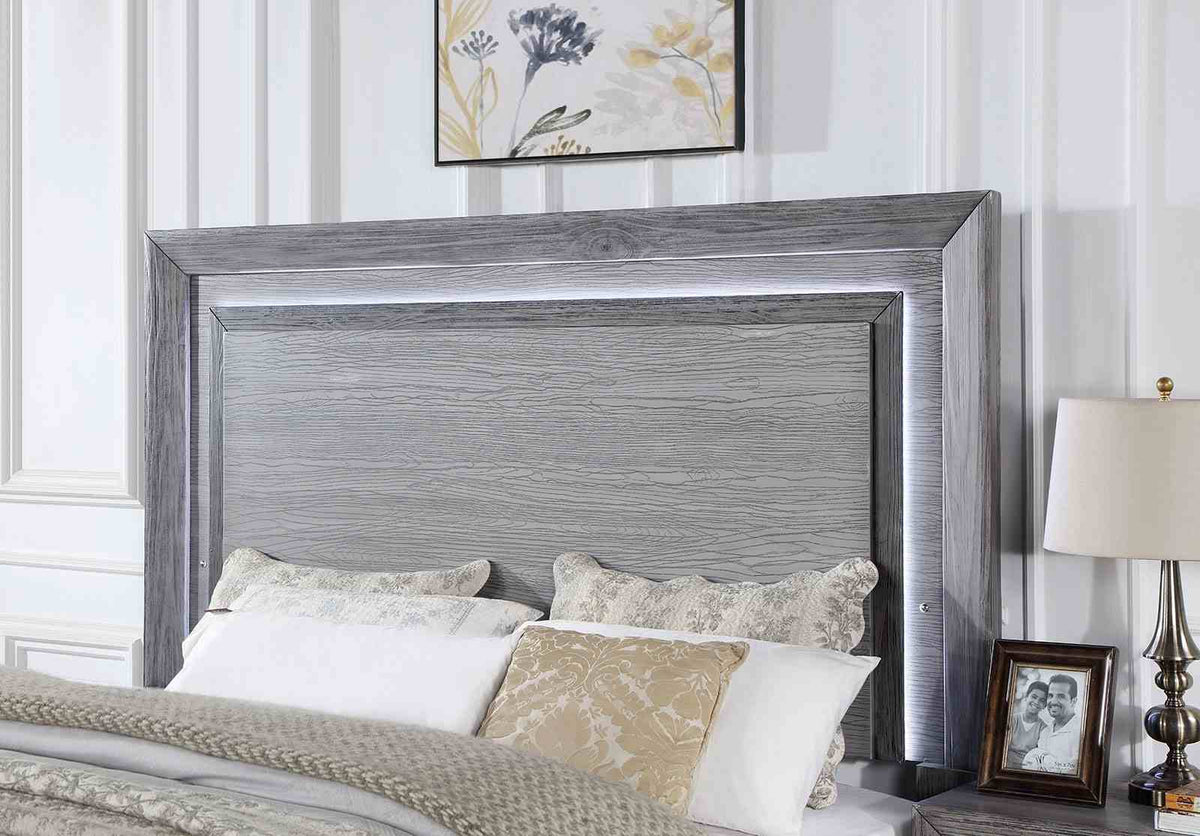 Raiden Gray California King Bed