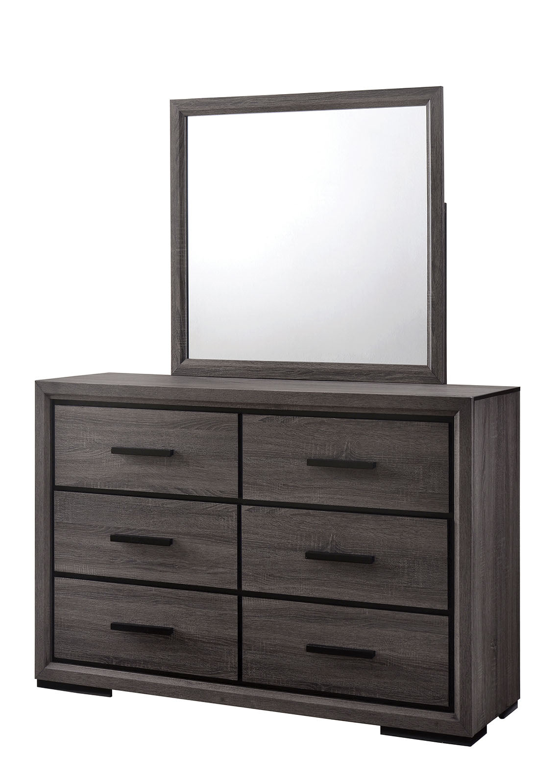 Conwy Gray Contemporary Bedroom Set