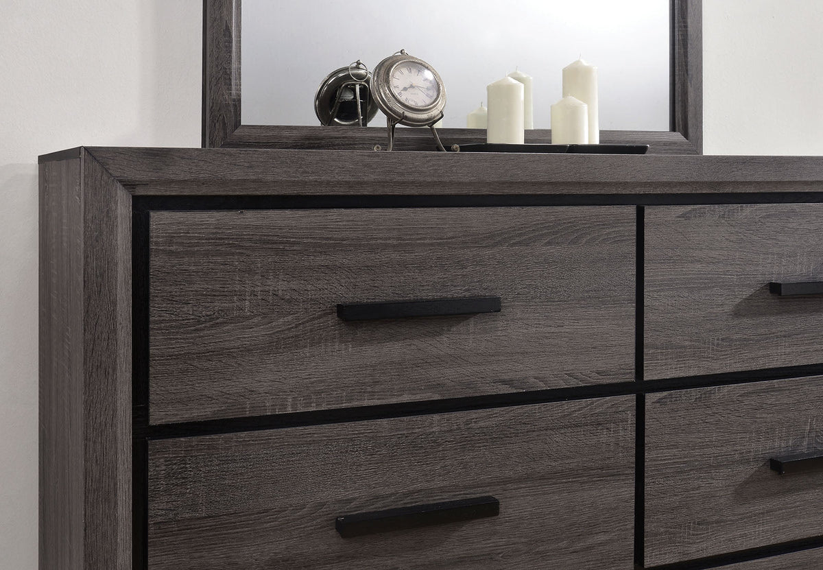 Conwy Gray 5-Piece Queen Bedroom Set