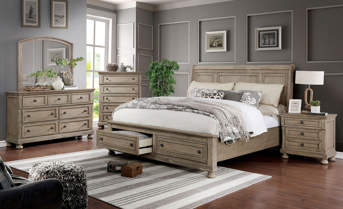 Wells Gray Transitional Storage Bedroom Set