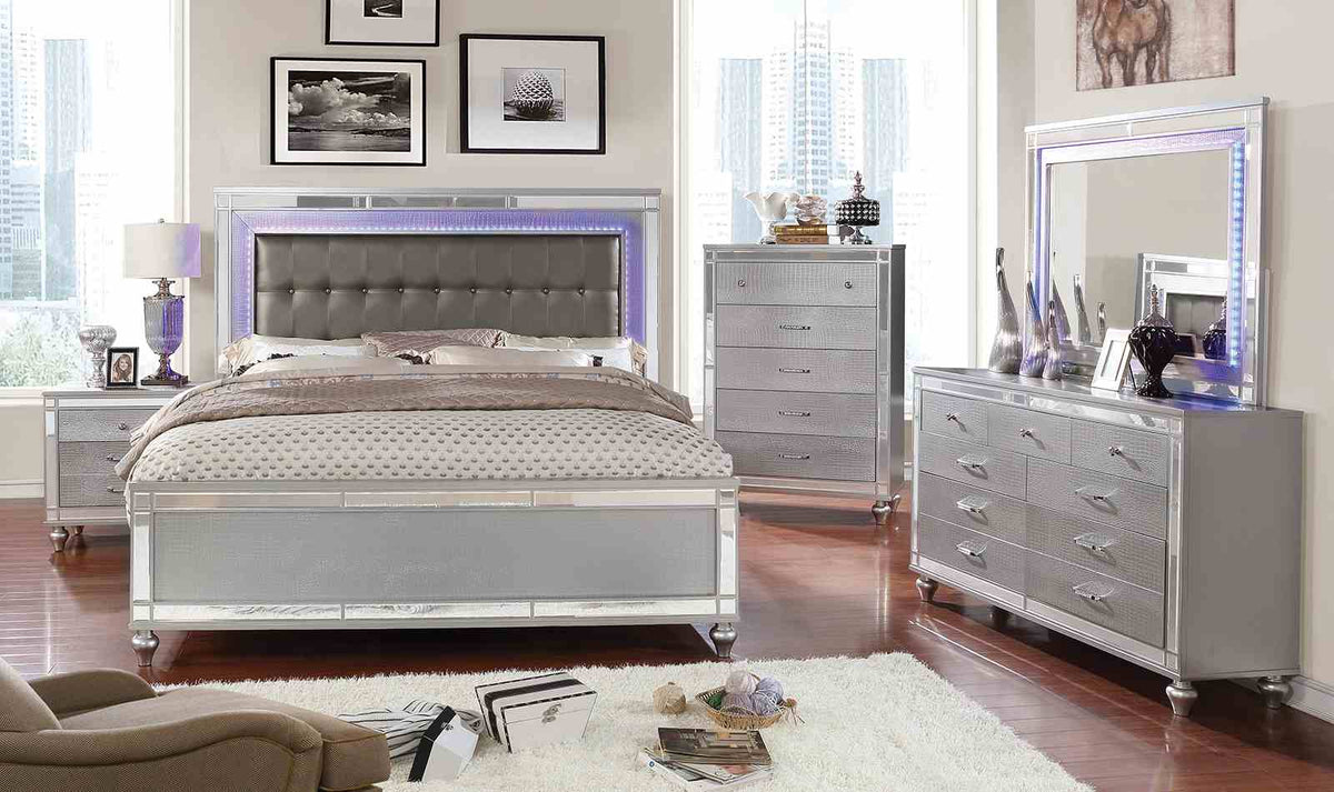 Brachium Silver Night Stand