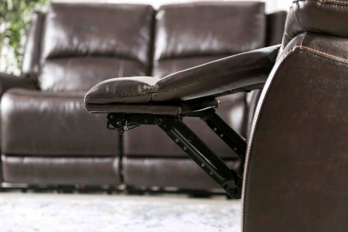 Gorgius Espresso Transitional Power Reclining Living Room Set