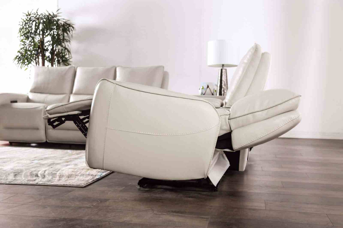 Phineas Beige Transitional Power Reclining Living Room Set