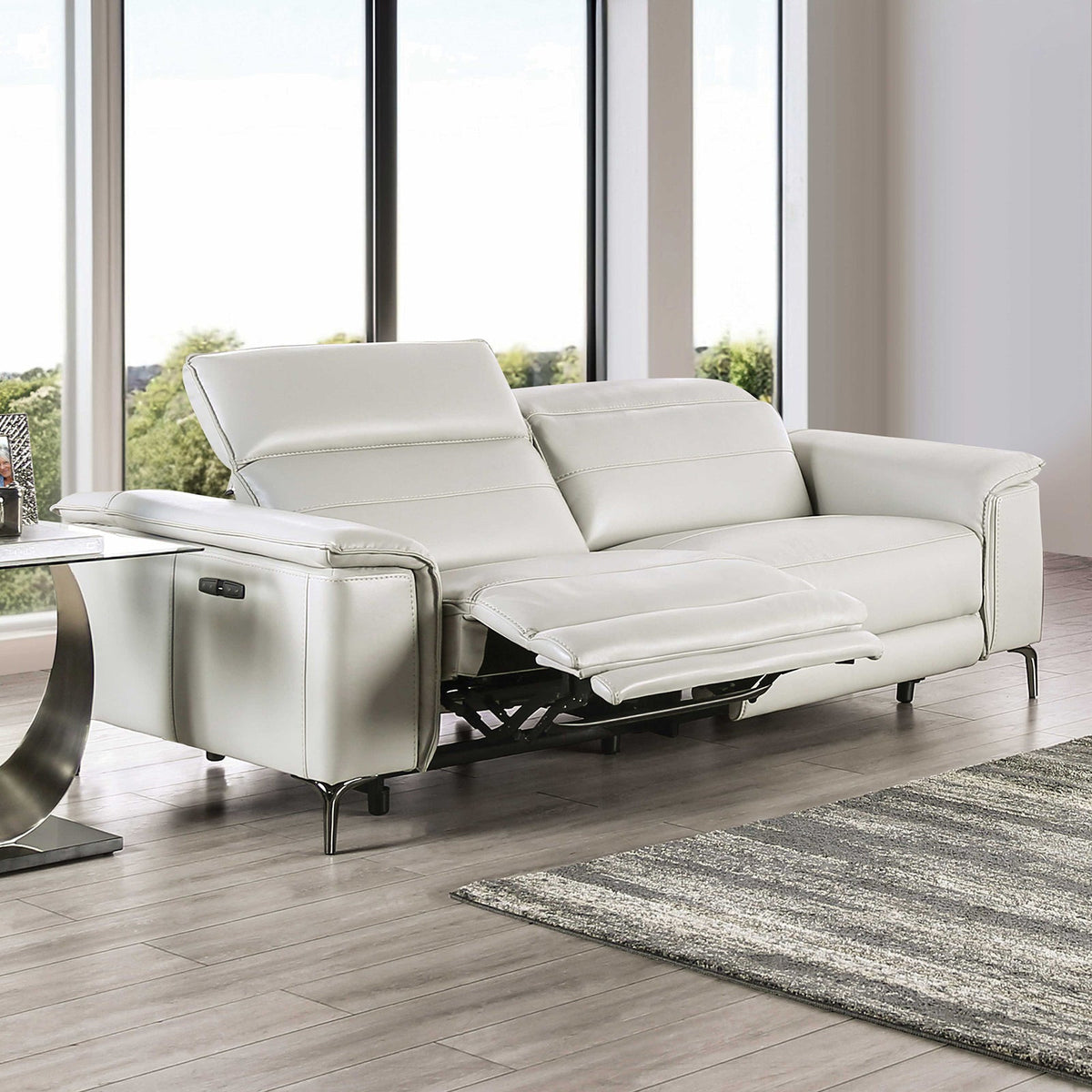 Ascona Light Taupe Power Sofa
