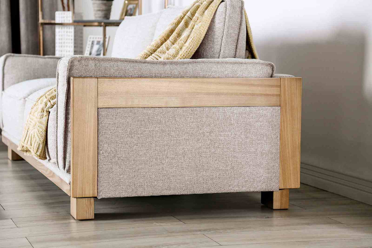 Harstad Light Brown/Natural Sofa