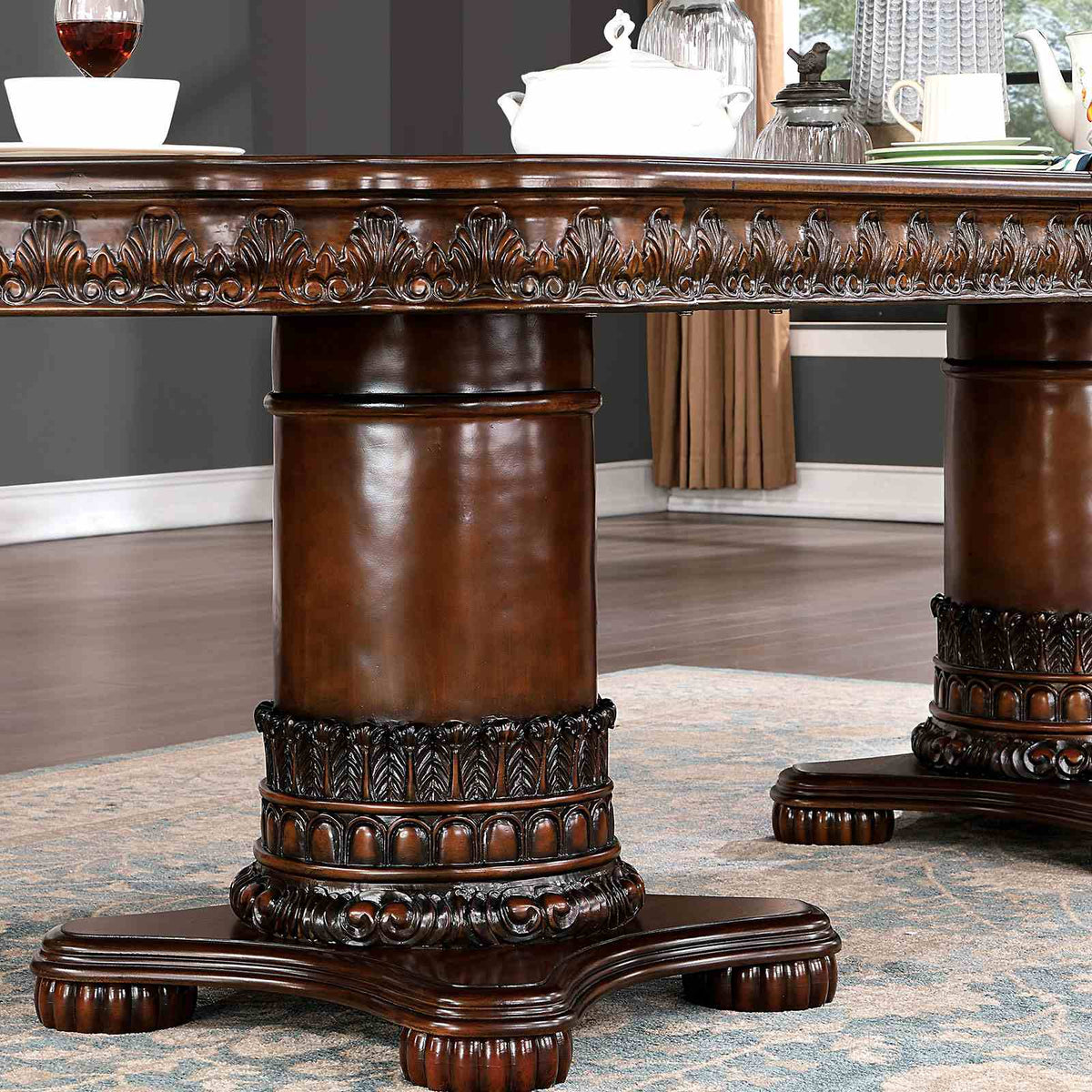 Canyonville Brown Cherry Dining Table