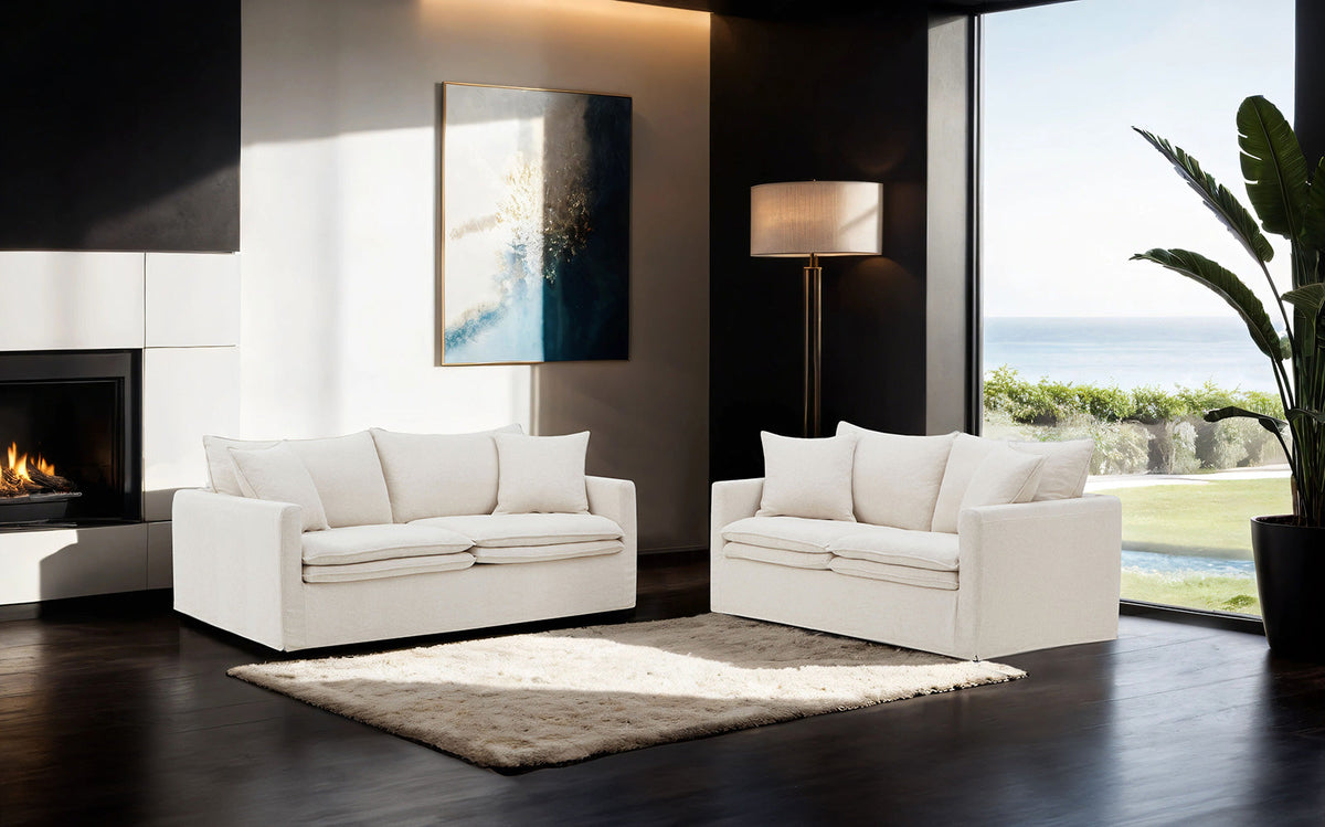 Crayford Taupe Traditional Living Room Set