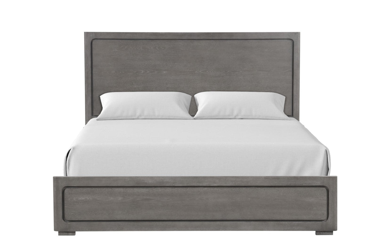 Crowthorne Warm Gray King Panel Bed