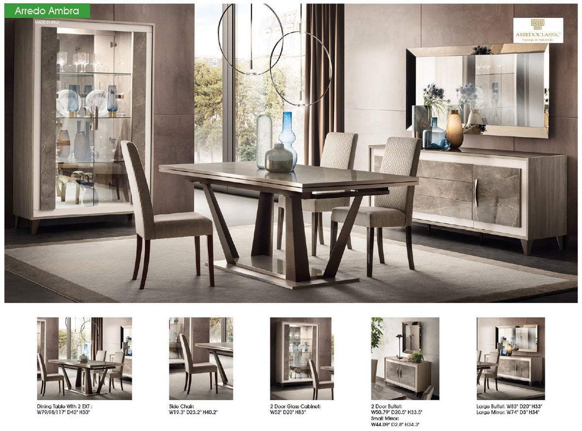 Arredo Ambra 1 Door Vitrine