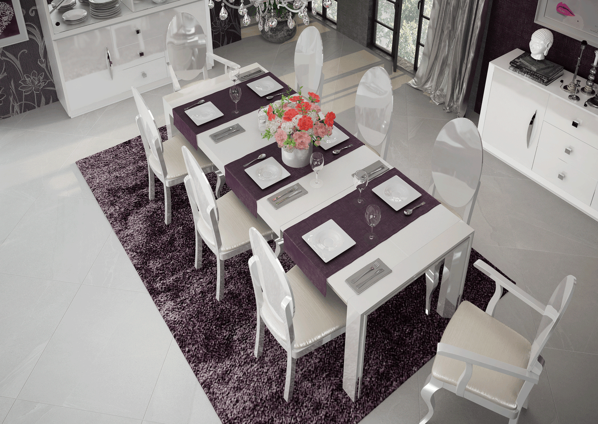 Carmen White Side Chair