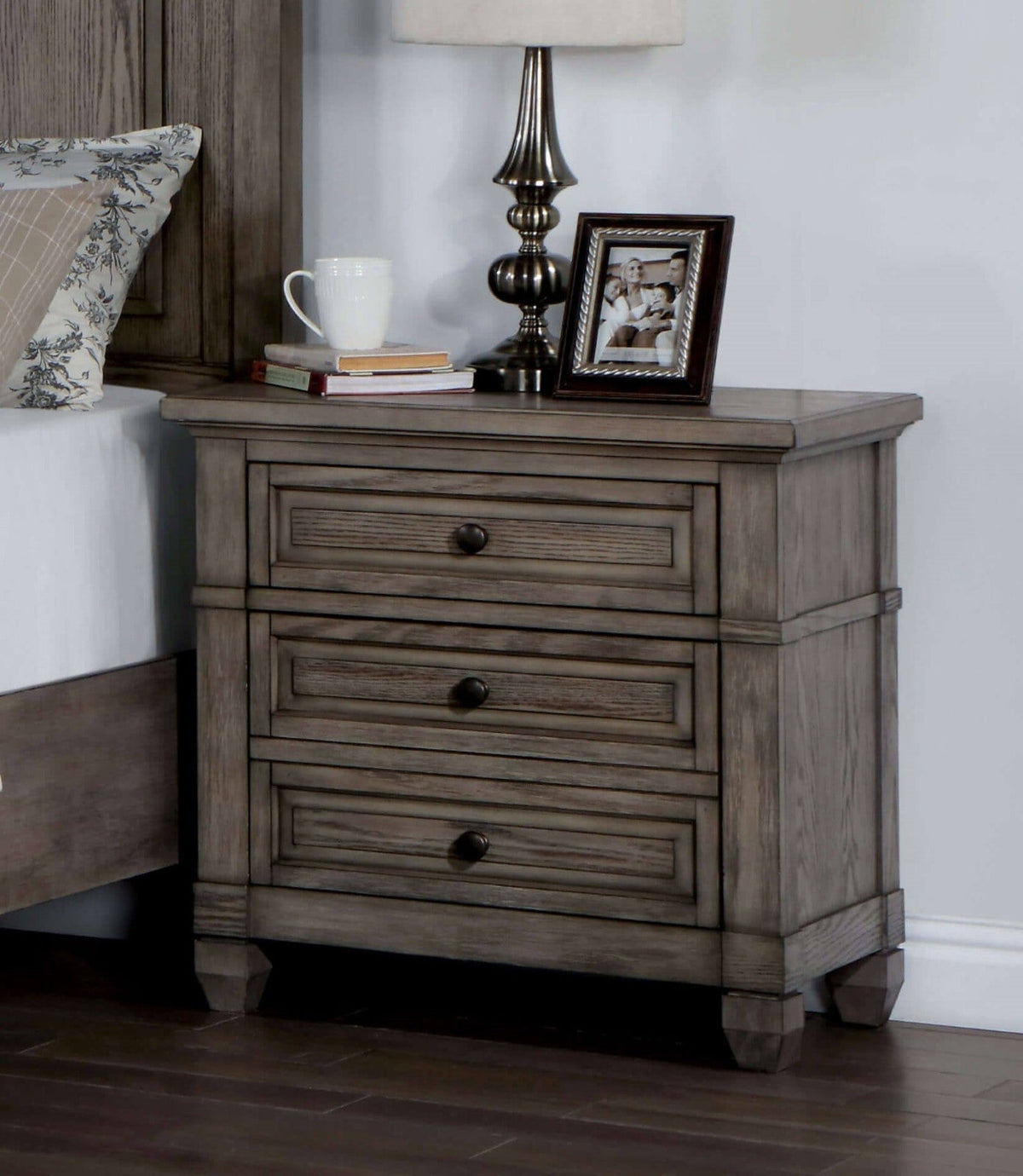 Durango Warm Gray Night Stand