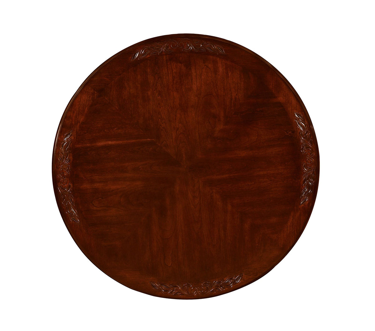 Elana Brown Cherry Round Dining Table