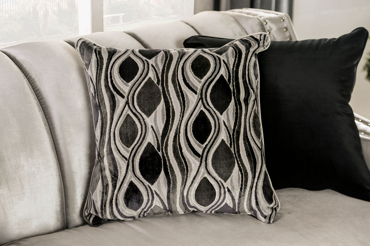 Elicia Silver Loveseat