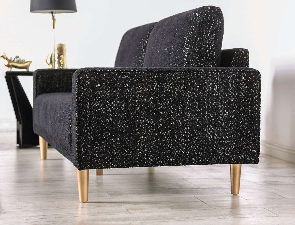 Elverum Black Contemporary Living Room Set