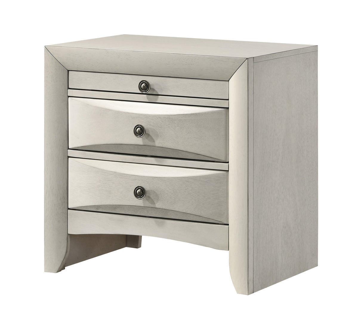 Emily White Storage Platform Bedroom Set