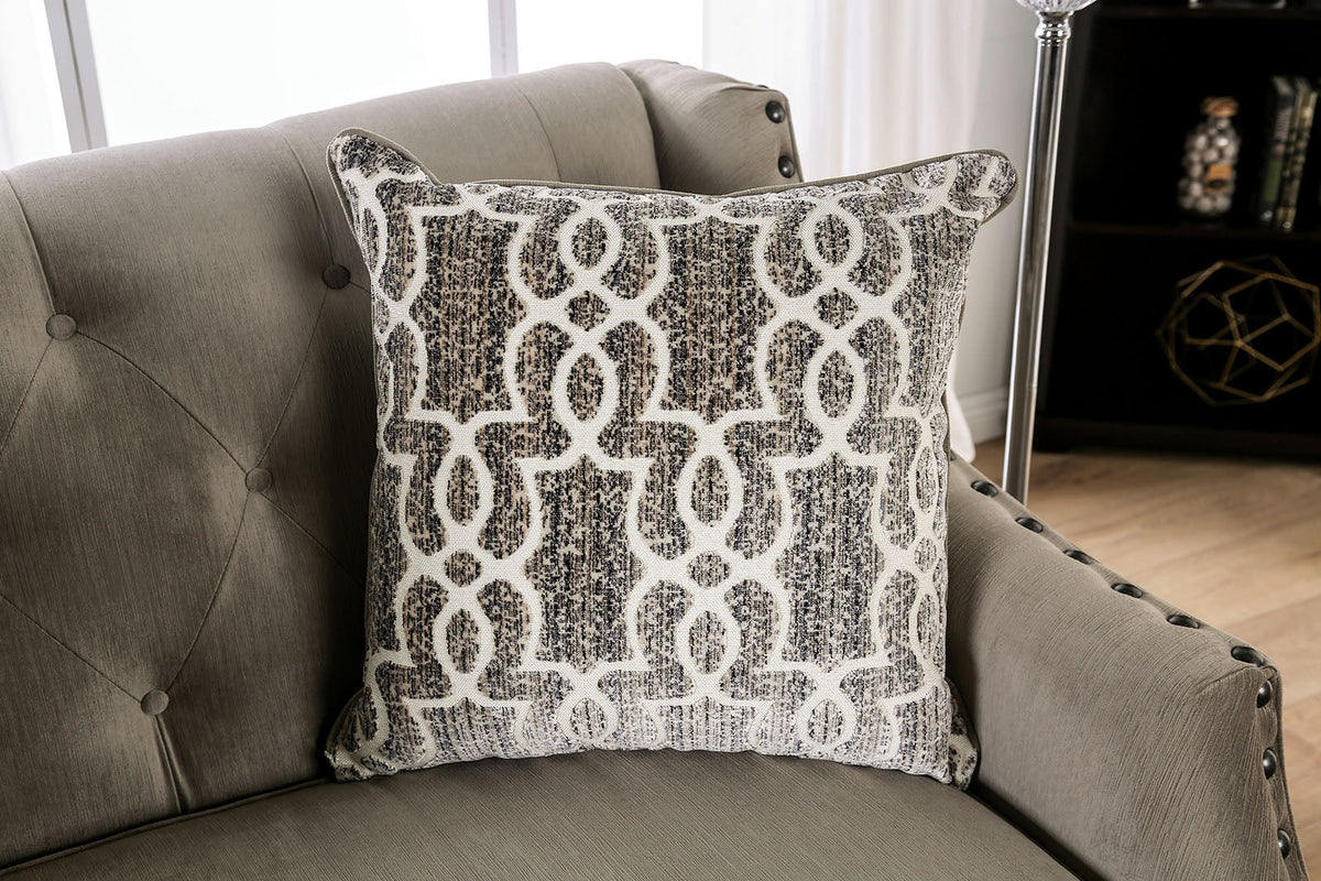 Ezrin Light Brown Loveseat
