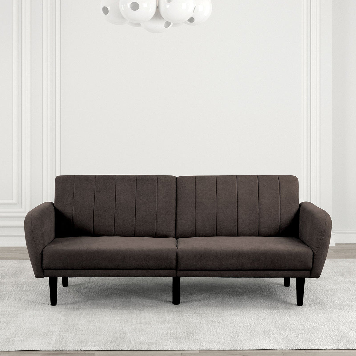 Aristide Brown Futon Sofa