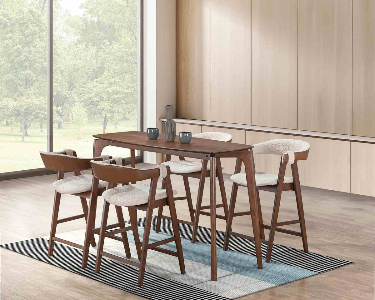 Ebikon Walnut Counter Ht. Table