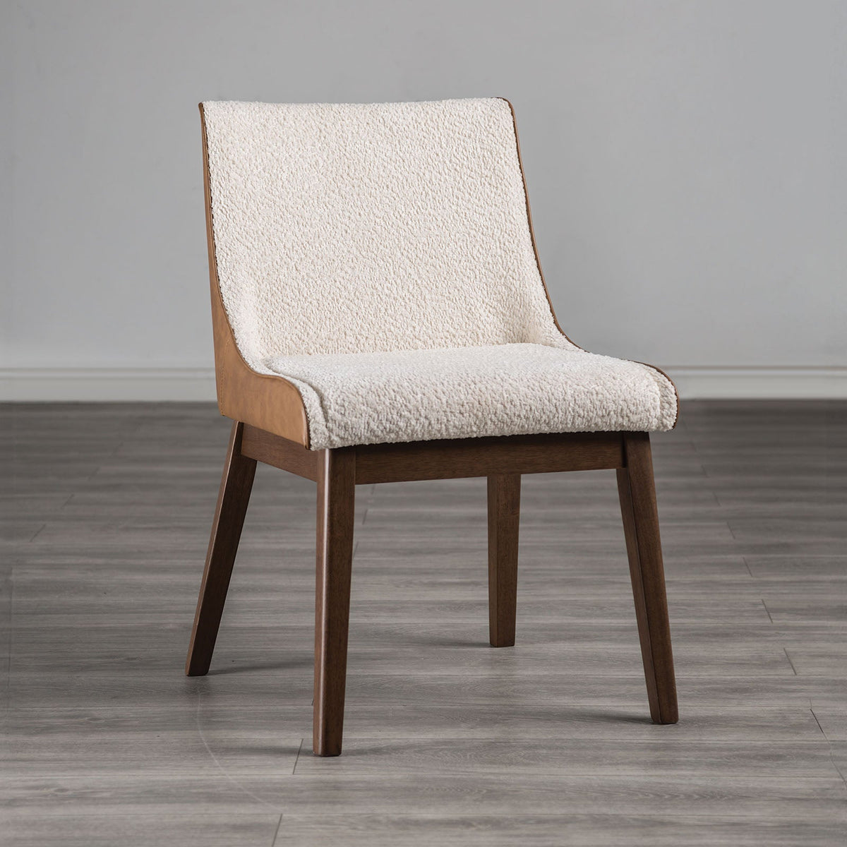 Viken Walnut/Beige Modern Dining Room Set