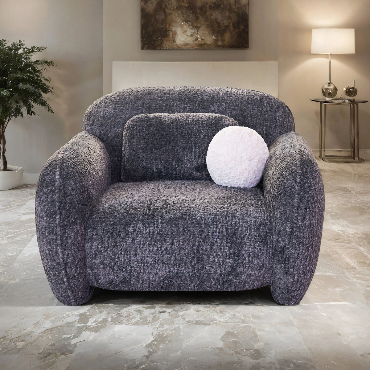 Previti Dark Gray Chair
