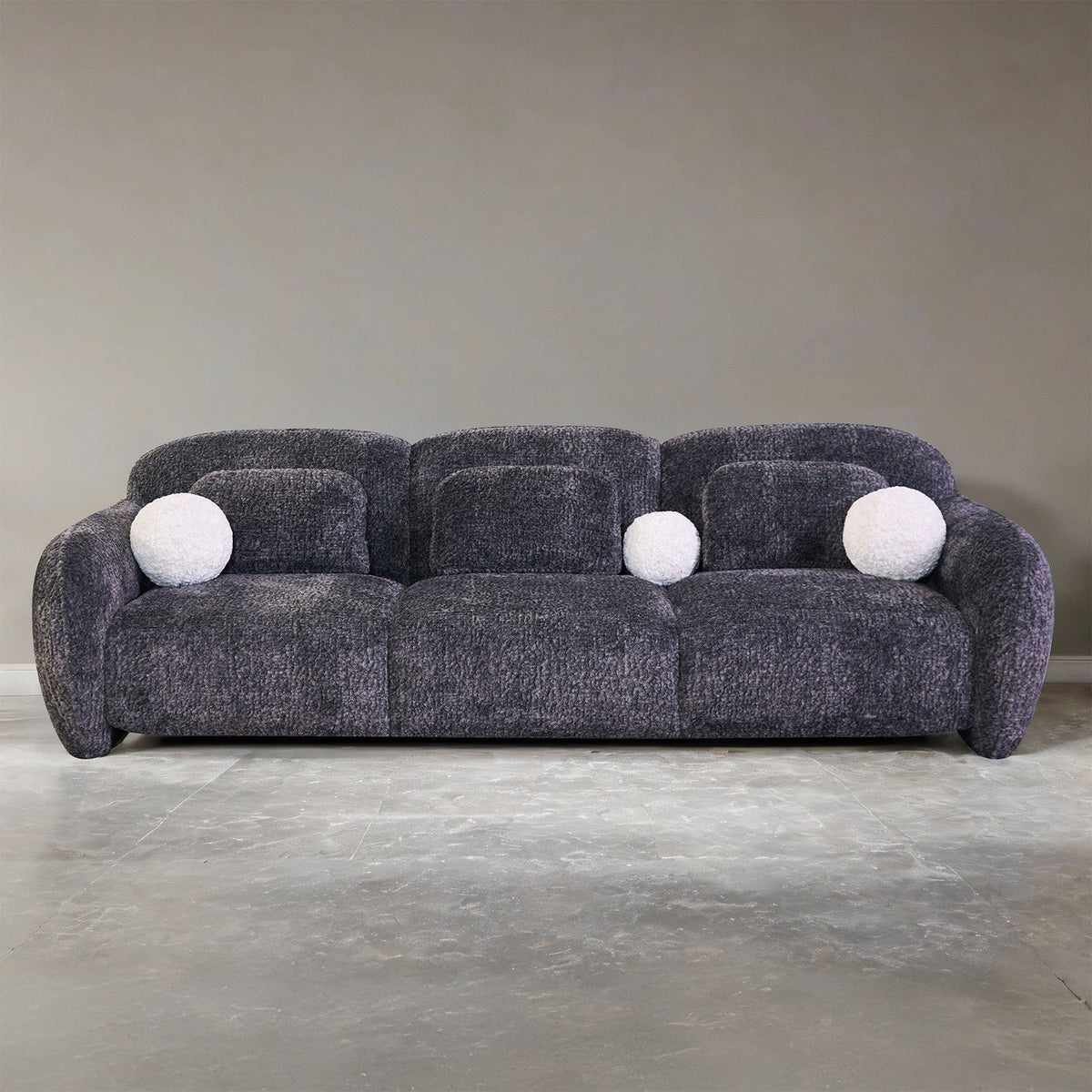 Previti Dark Gray Contemporary Living Room Set