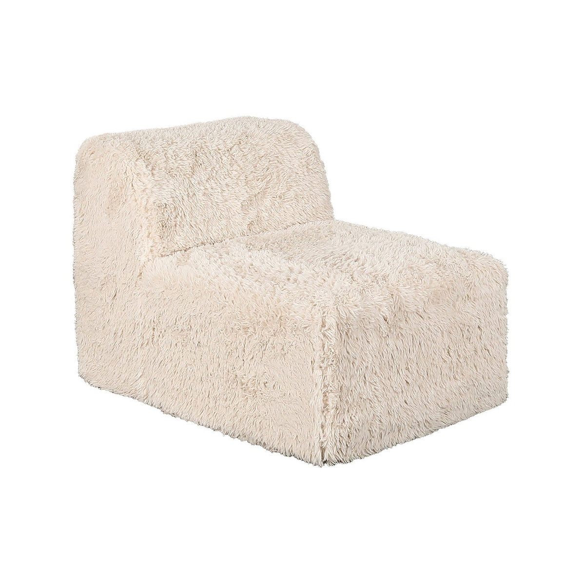 Nappi Sand Compressed Foam 7-Piece Sectional with Ottoman