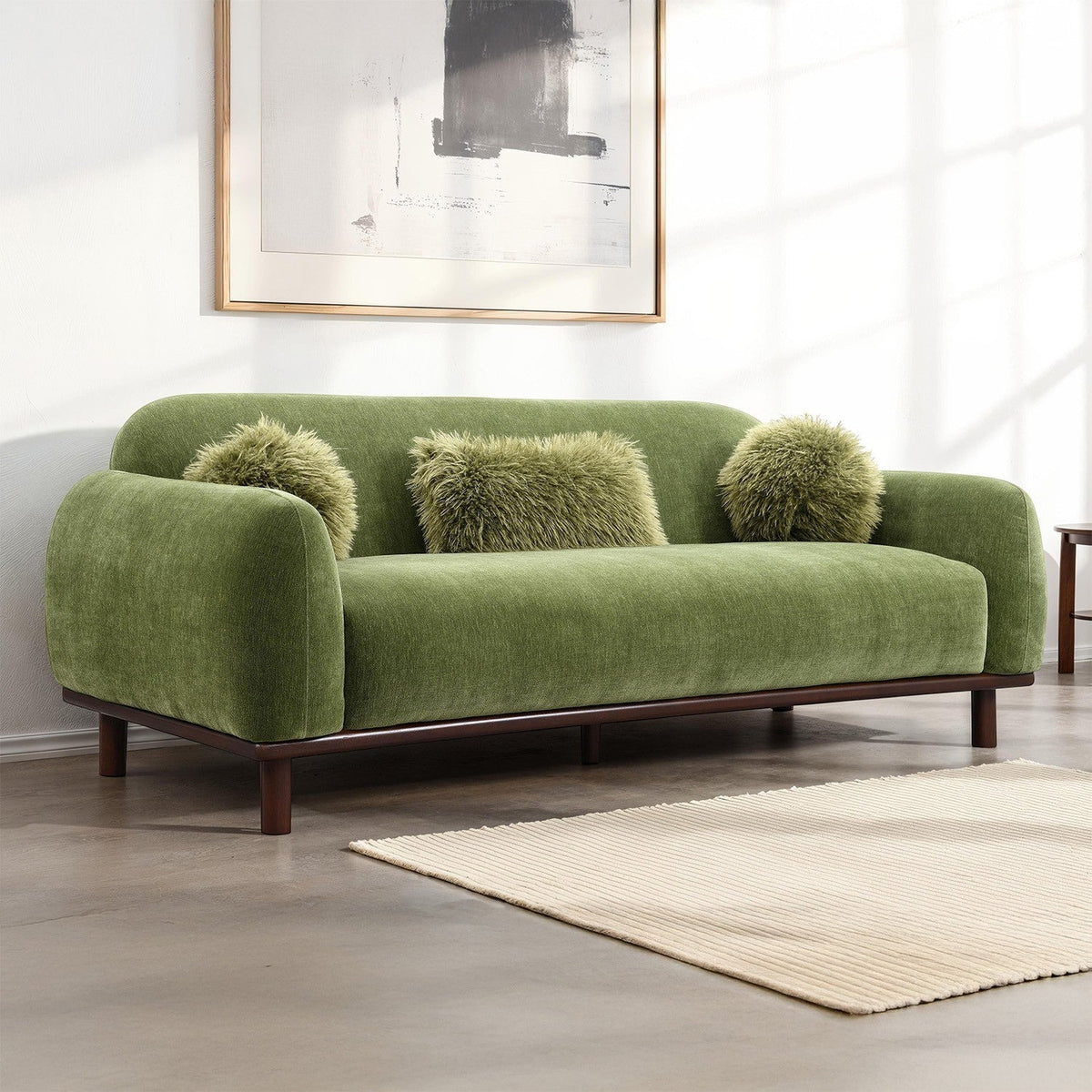 Mellone Olive Green Sofa