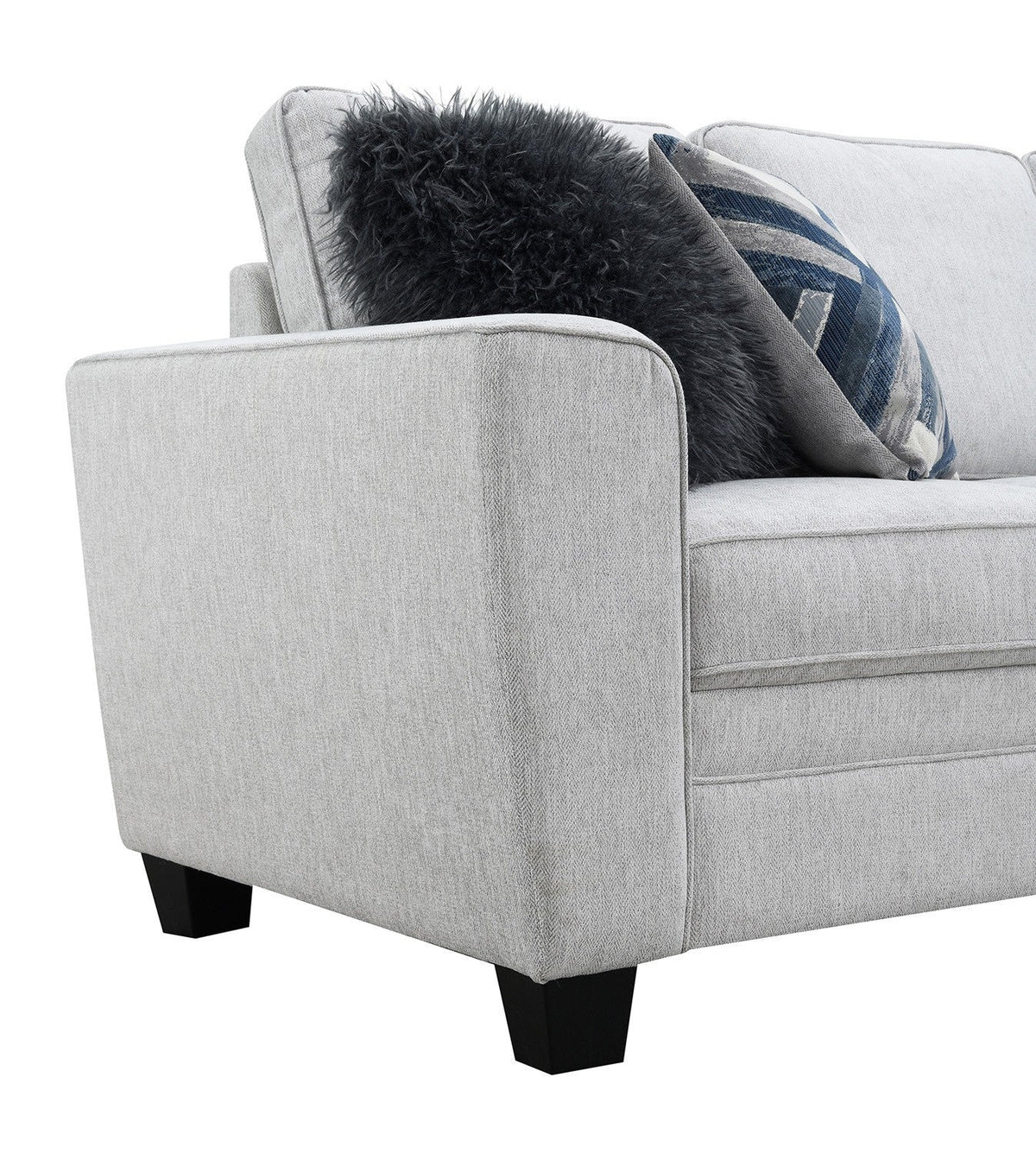 Enea Light Gray Transitional Living Room Set