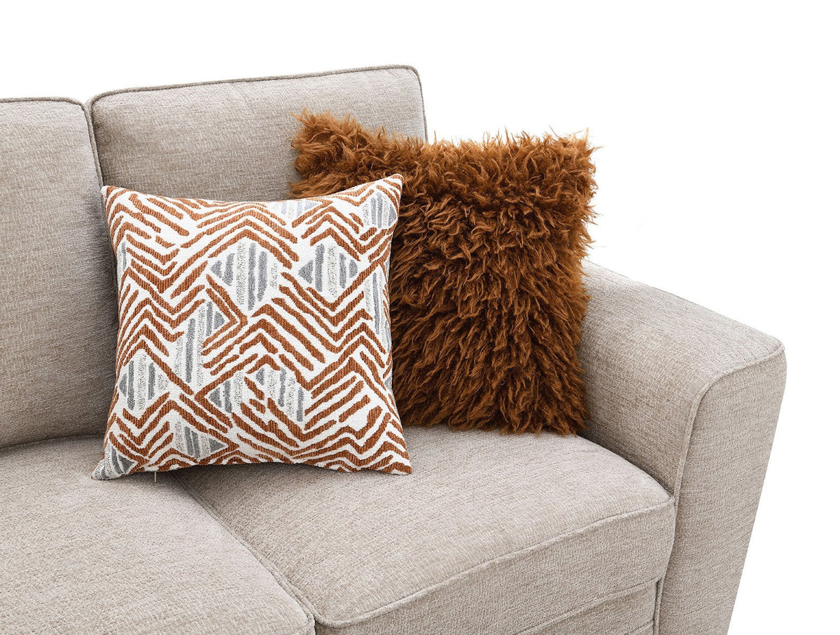 Enea Taupe Transitional Living Room Set