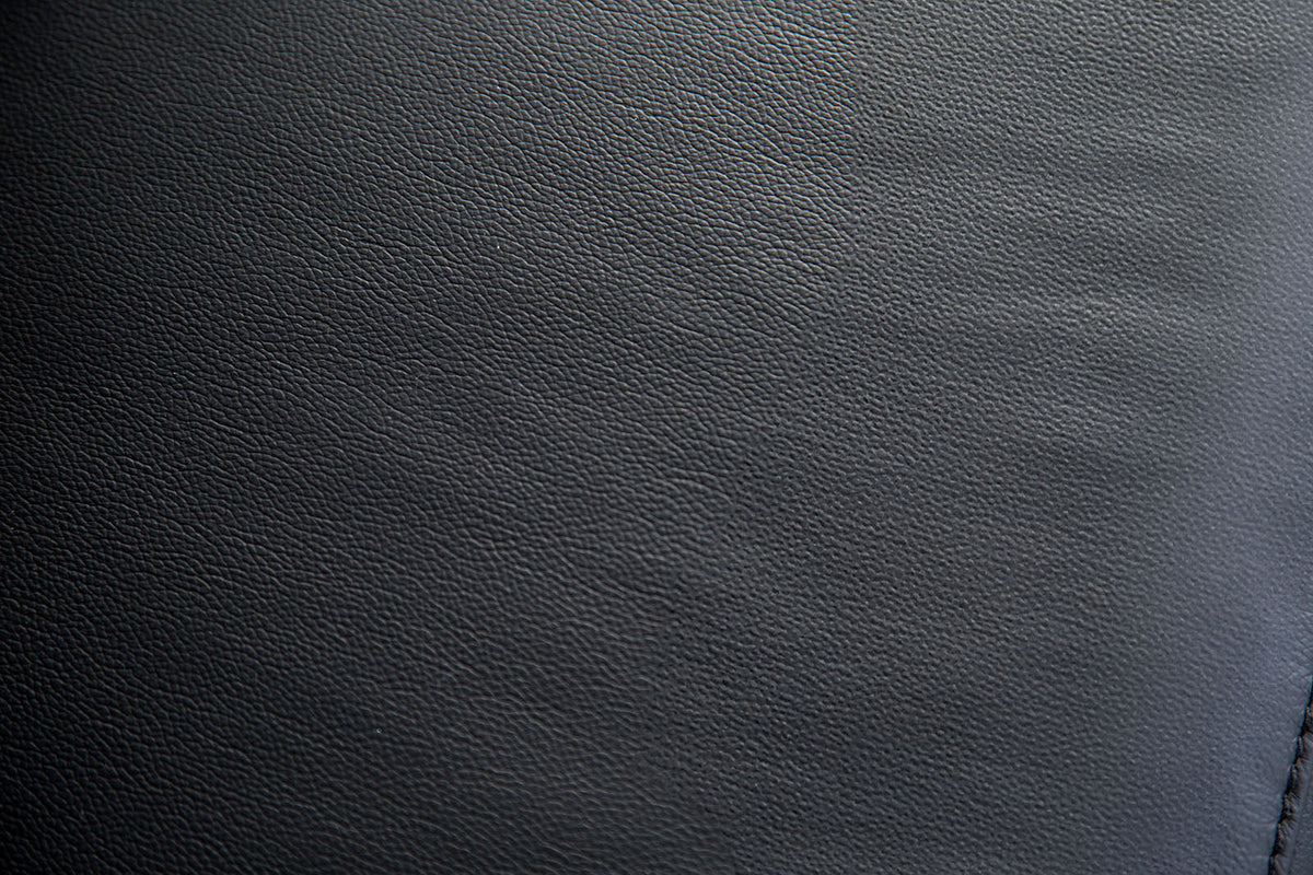 Bienne Black Sofa Manual Recliner