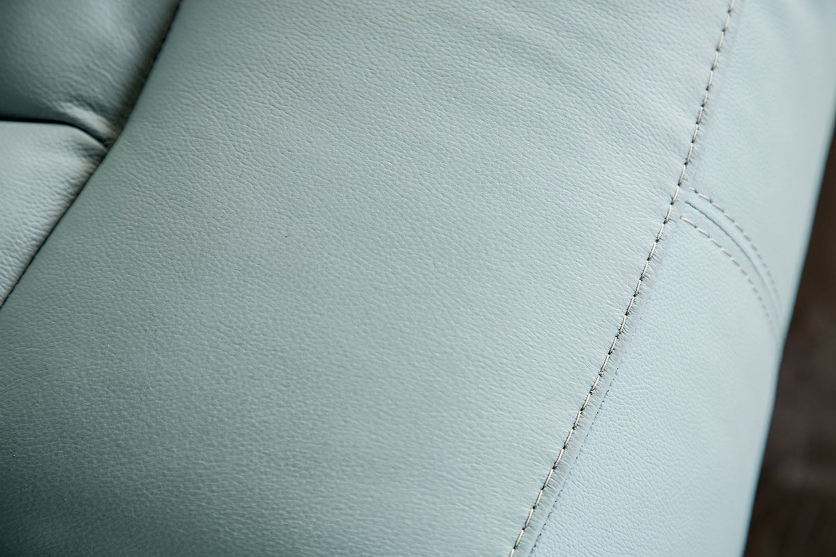 Glarus Powder Blue Loveseat Manual Recliner