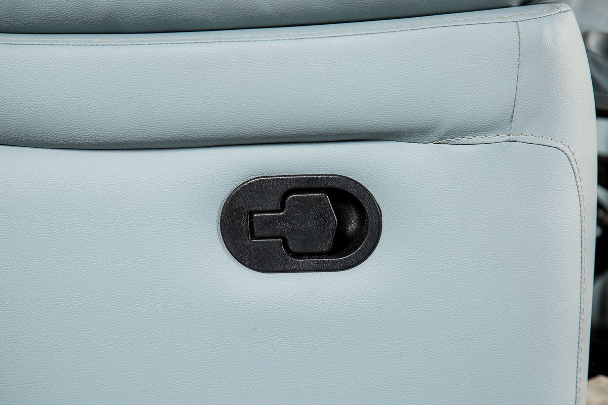 Glarus Powder Blue Loveseat Manual Recliner