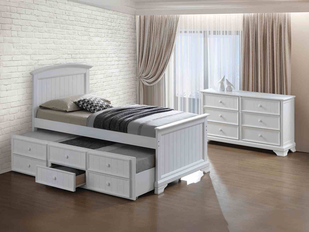 Fanton White Captain Bunk Bed