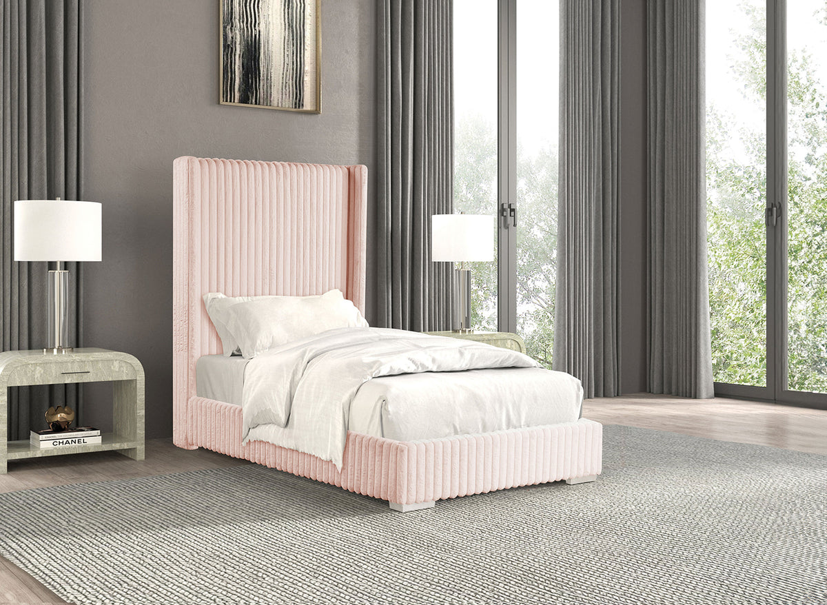 Cadwell Pink Twin Bed