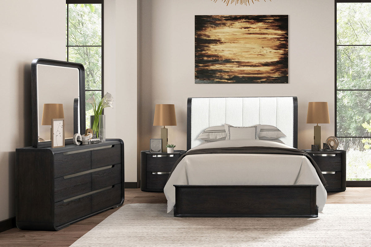 Osterley Black Queen Bed