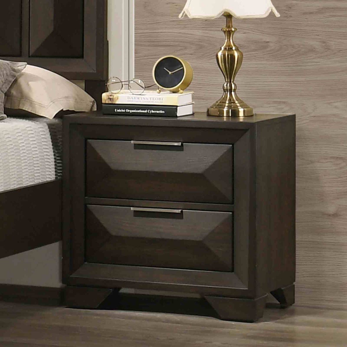 Hexham Espresso Transitional Bedroom Set