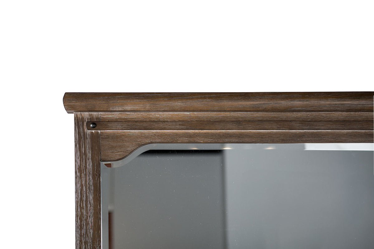 Merthyr Brown Transitional Bedroom Set