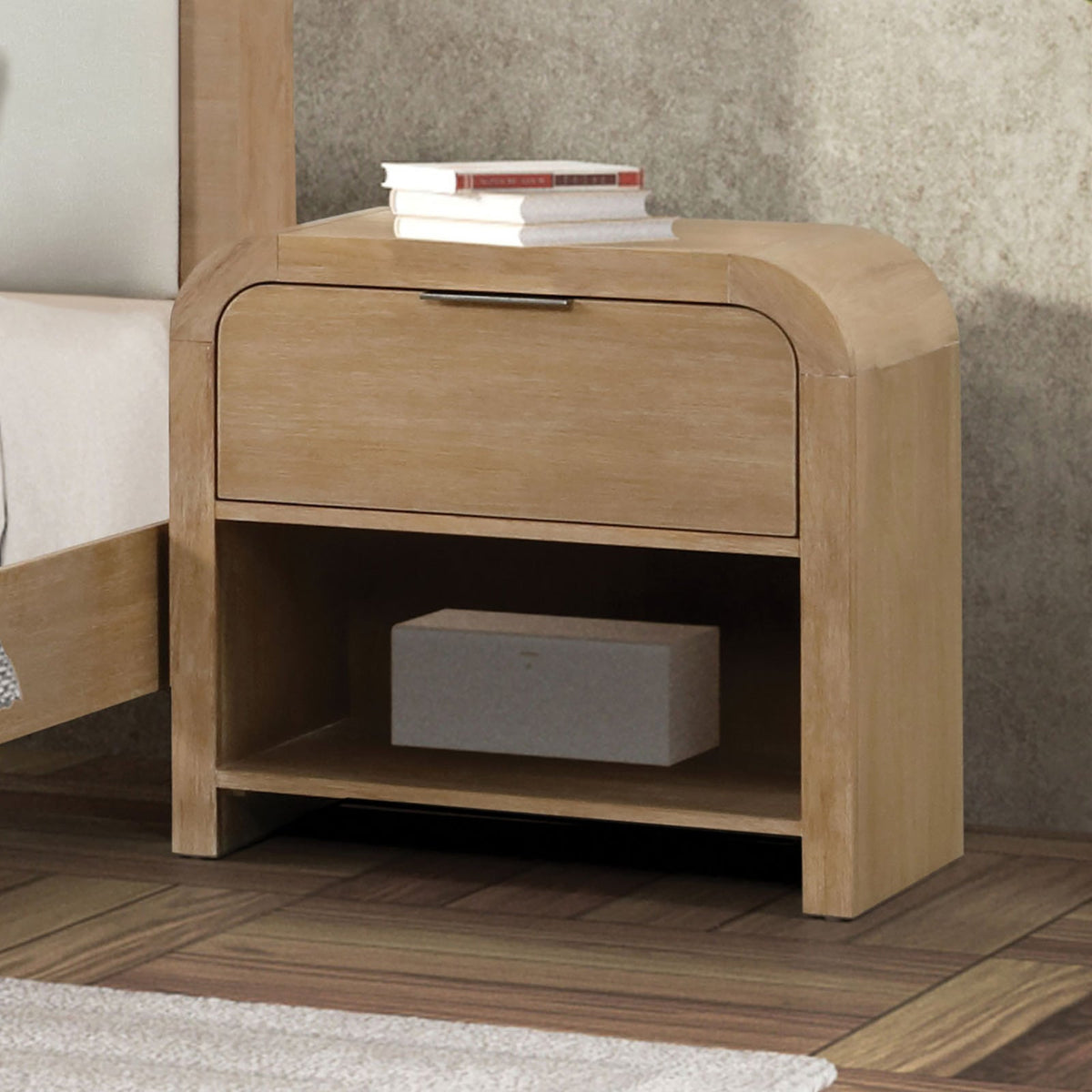 Handforth Natural Transitional Bedroom Set