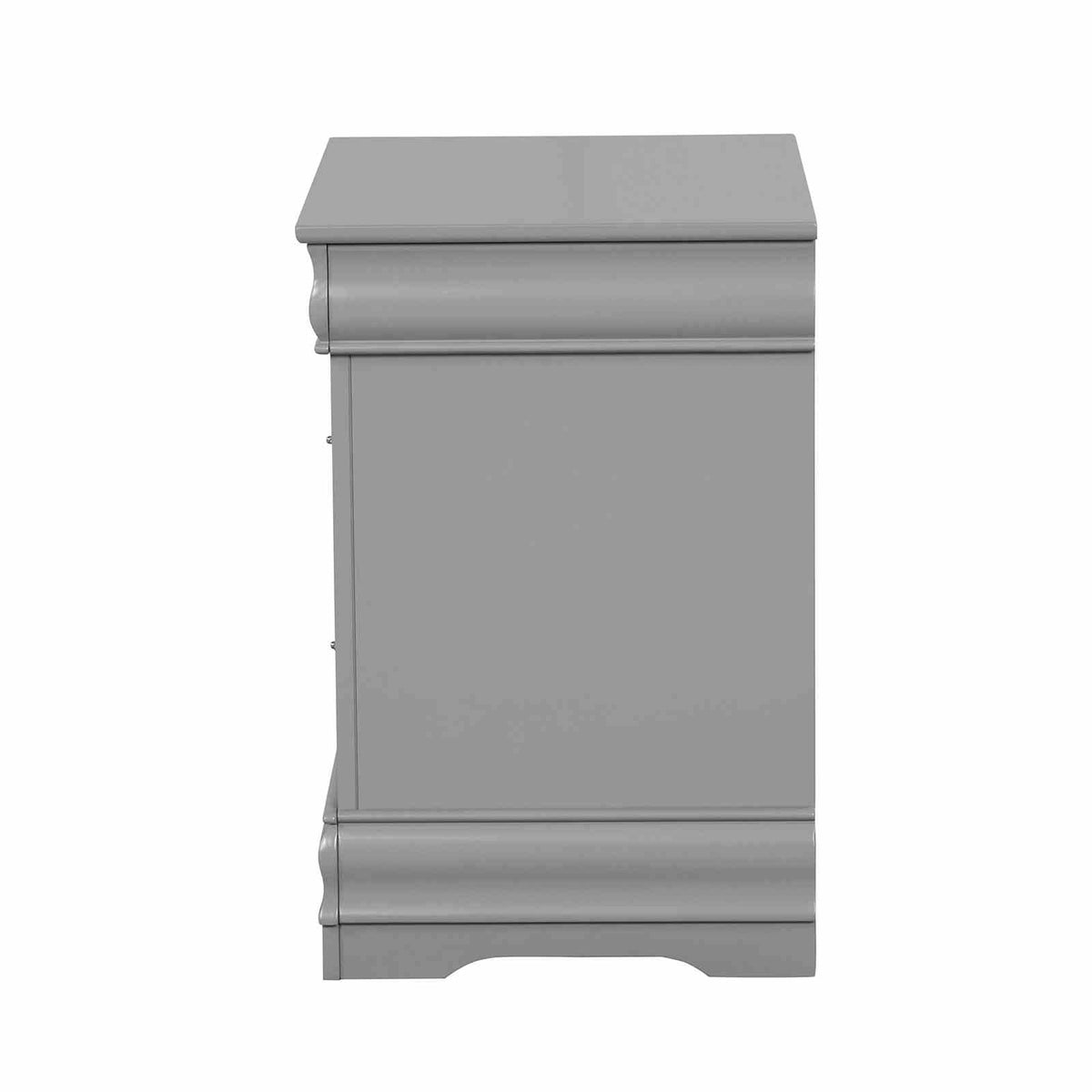 Louis Philippe Gray Night Stand