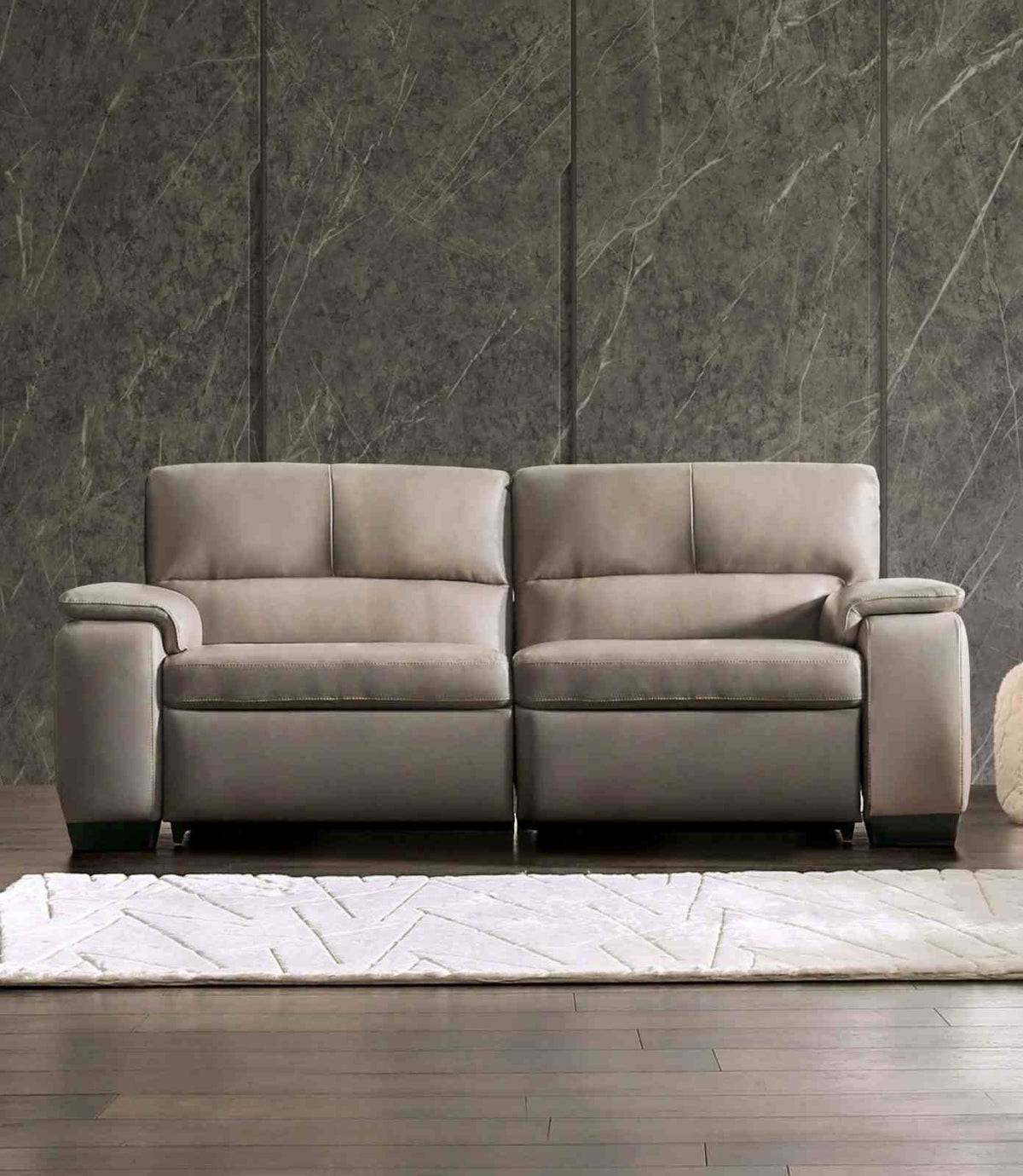 Balderico Taupe Power Reclining Sofa