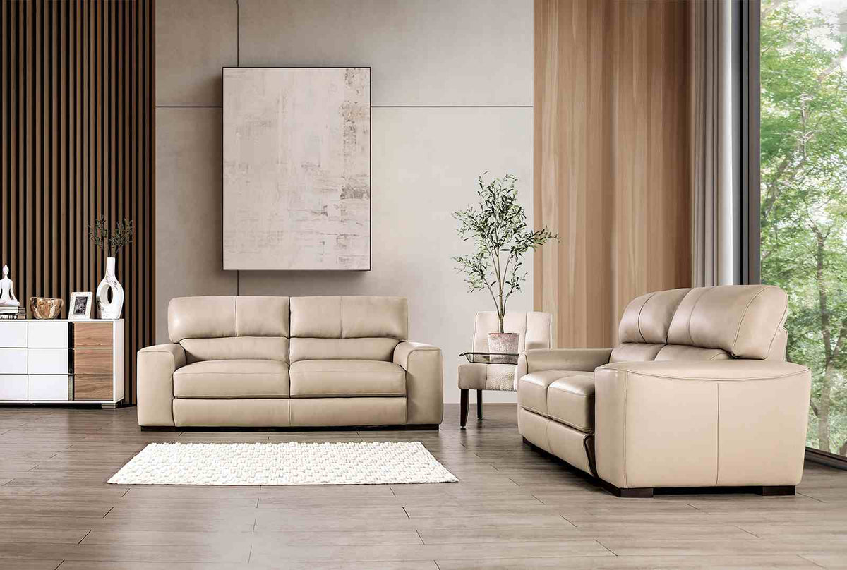 Marsicano Taupe Transitional Living Room Set