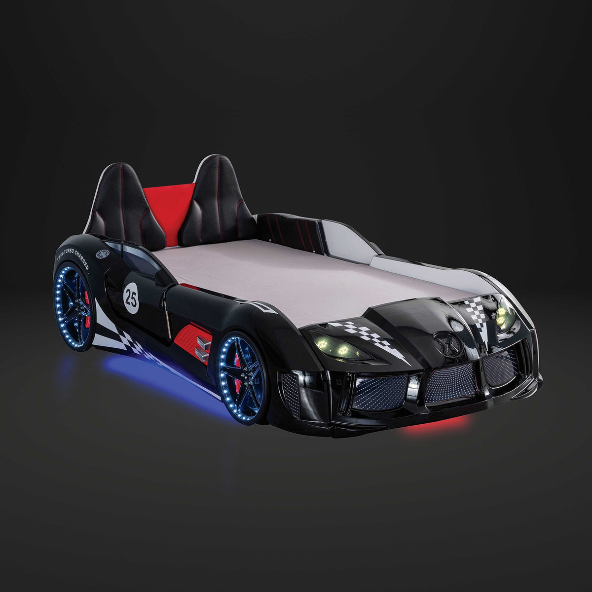 Trackster Black Bed