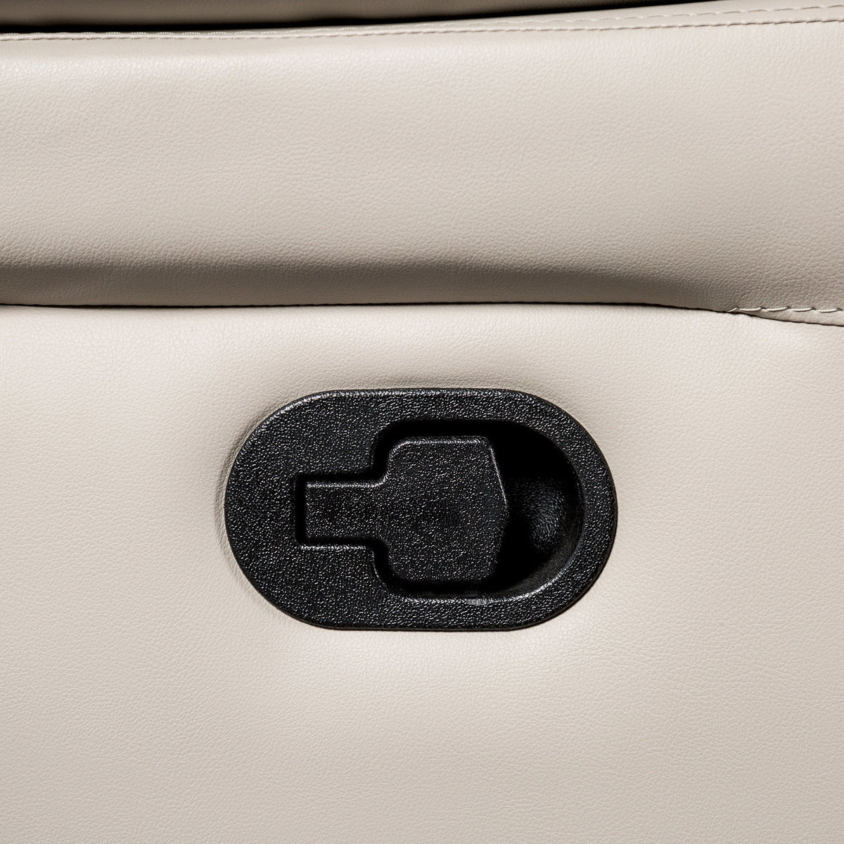 Glarus White Loveseat Manual Recliner