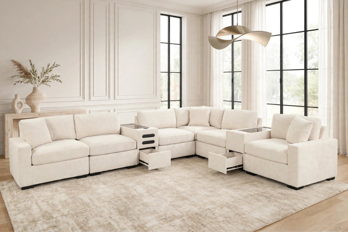 Dune Crest 8-Piece Modular Sectional - original manufacturer photo 4