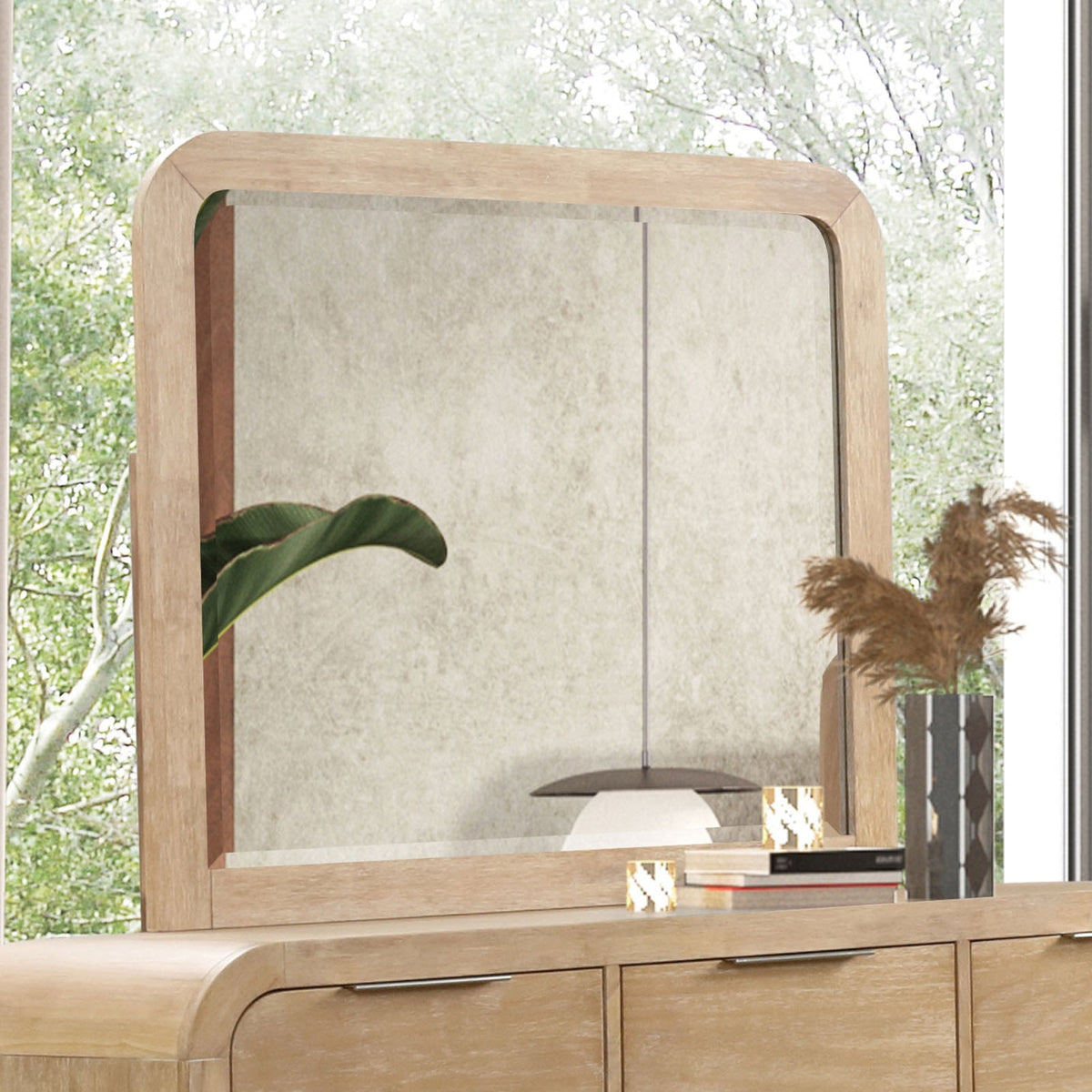 Handforth Natural Transitional Bedroom Set