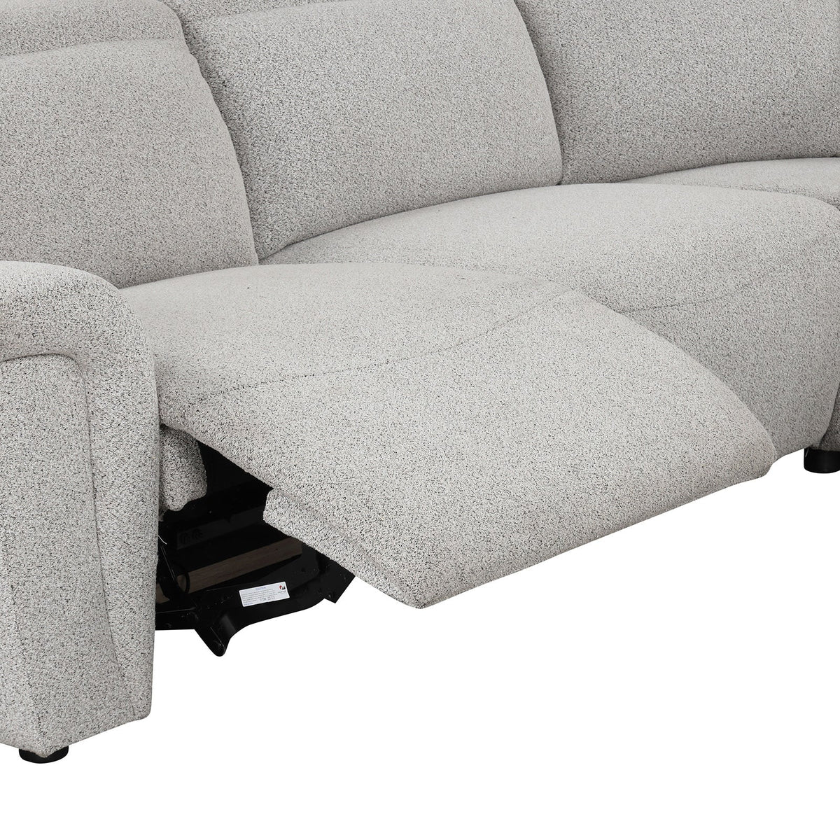 Hieronimus 2-Piece Light Gray Power Sectional