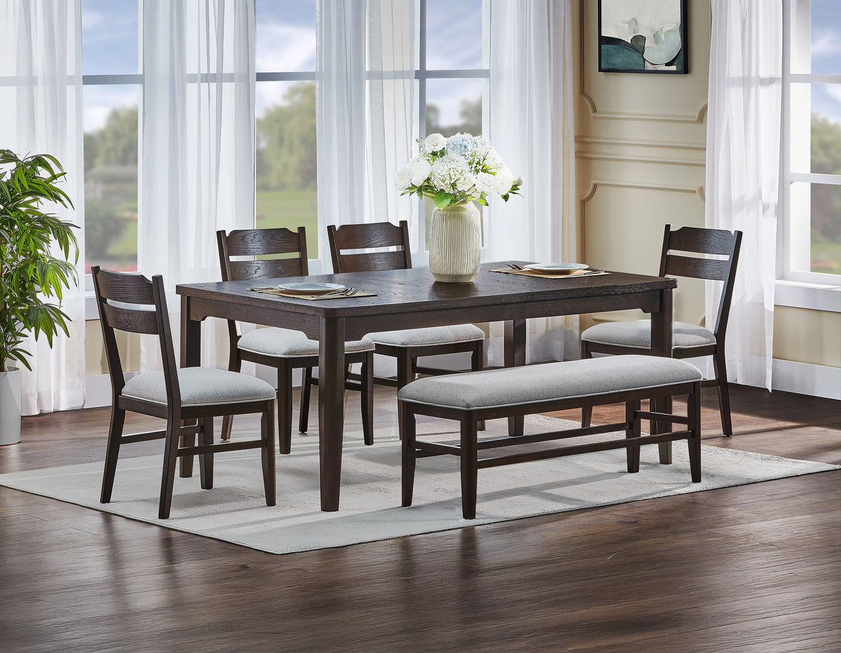 Higgins Dark Oak Dining Table