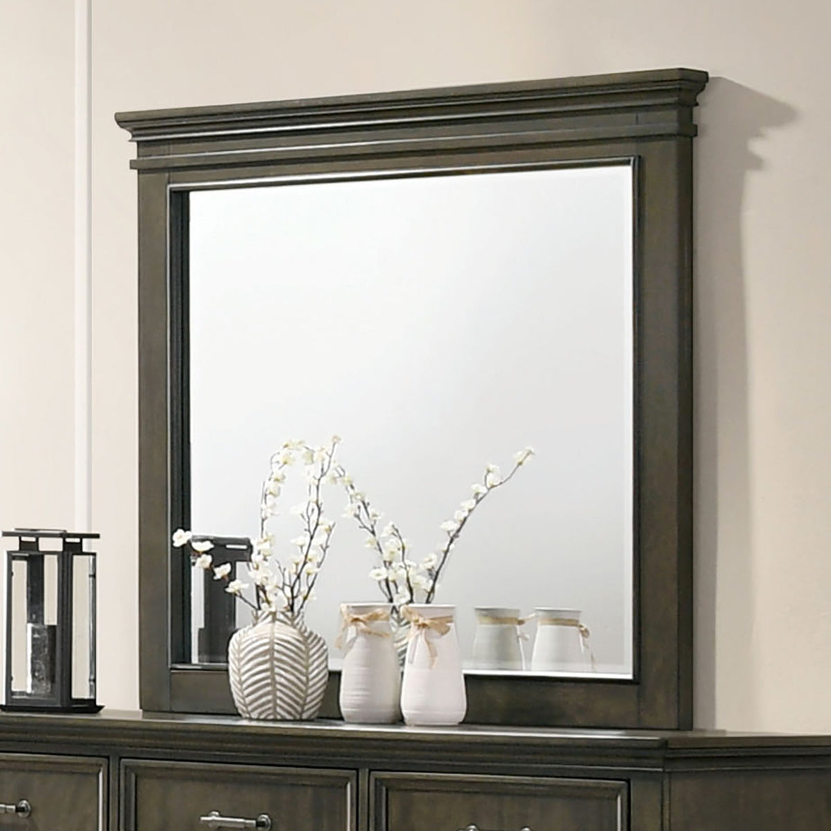 Houston Gray Traditional Bedroom Set
