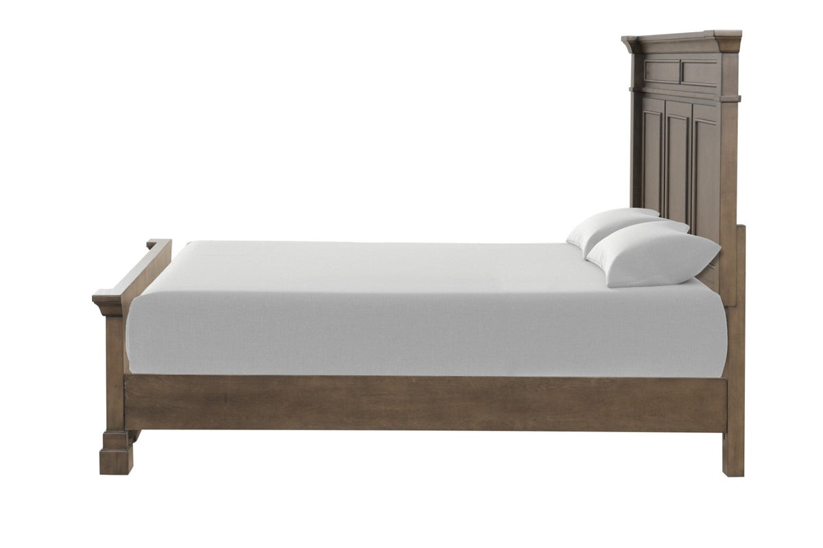 Huddersfield Dark Walnut Queen Panel Bed